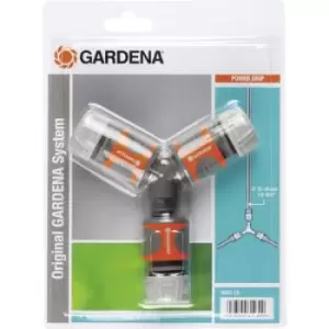 Image of GARDENA 18287-20 18287-20 Plastic Splitter set 13mm (1/2) Ø, Hose connector