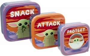 Image of Star Wars The Mandalorian - Grogu - Snack, Attack, Protect Lunchbox multicolour
