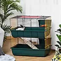 Image of PawHut Small Animal Cage D51-204 820 x 800 x 440 mm Multicolour