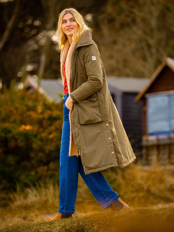 Image of Brakeburn Womens Wicker Jacket in Khaki Size: 8 Khaki Female 8