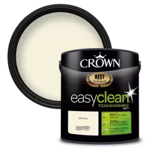 Image of Crown Easyclean 200 Soft Linen Matt Paint - 2.5L