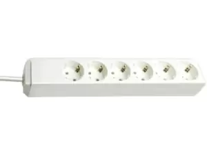 Image of Brennenstuhl Eco-Line White 6 AC outlet(s) 1.5 m
