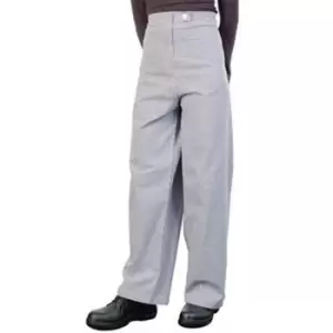 Image of BonChef Classic Ladies Chef Trousers 30" (Royal/White) - Royal/White