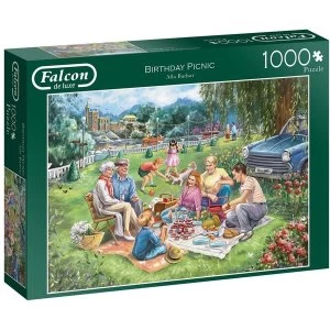 Image of Falcon Birthday Picnic Jigsaw Puzzle - 1000 Piece
