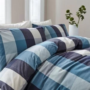 Image of Linea Linea Fletcher Duvet Set - Blue