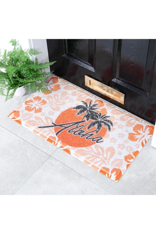 Image of Native Natural Aloha Tropical Doormat (70 X 40Cm)