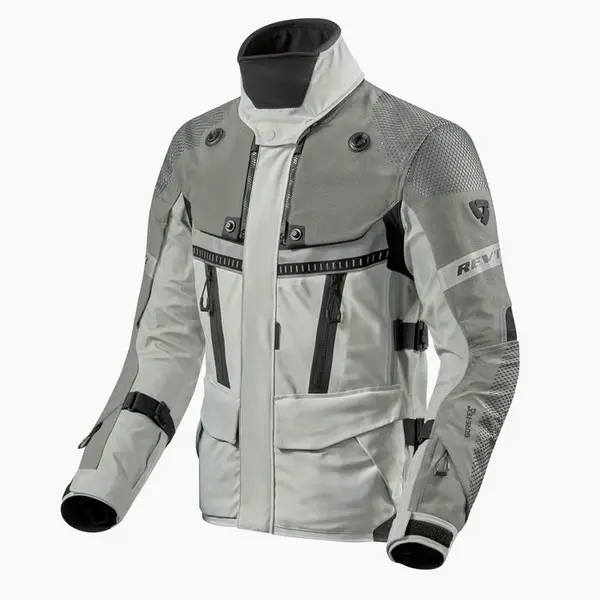 Image of REV'IT! Dominator 3 GTX Jacket Silver Anthracite Size M