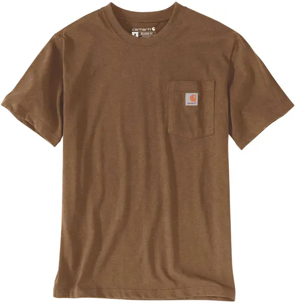 Image of Carhartt Workwear Pocket T-Shirt, brown, Size M