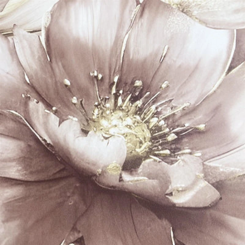 Image of Muriva Aminah Floral Wallpaper - For Living Room, Bedroom, Fireplace - Matt Finish, Floral Pattern, Blush