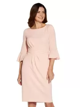 Image of Rio Knit Draped Sheath Dress