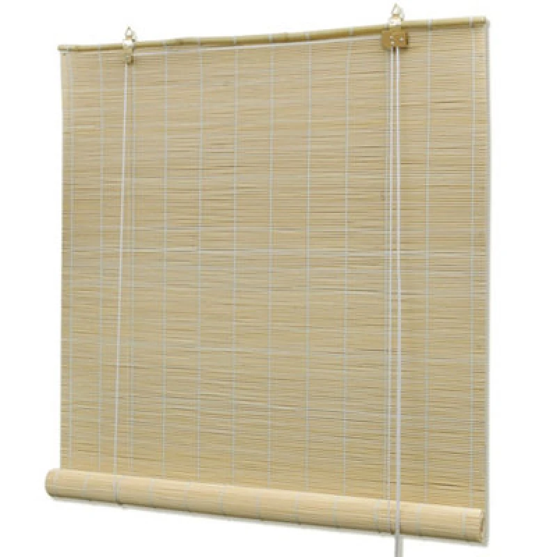 Image of Vidaxl Natural Bamboo Roller Blinds 150 X 220 Cm