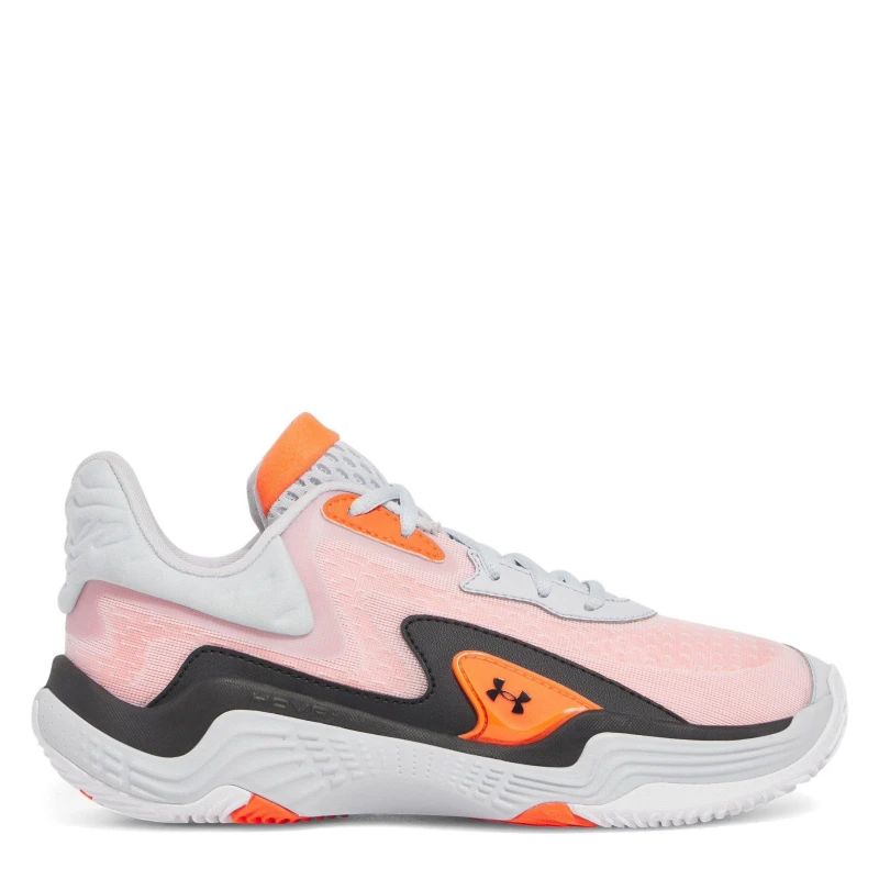 Image of Under Armour Unisex Adults Spawn 99 Basketball Trainers Grey unisex 8.5 (43)