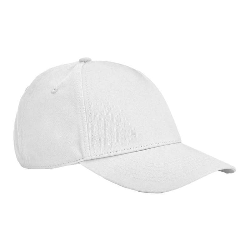 Image of Beechfield Mens EarthAware Classic 5 Panel Cotton Baseball Cap in White White Male One Size
