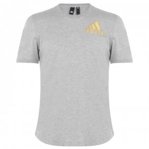 Image of adidas BOS T Shirt Mens - Medium Grey