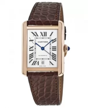 Image of Cartier Tank Solo Automatic Mens Watch W5200026 W5200026