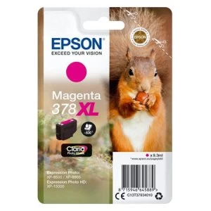 Image of Epson Squirrel 378XL Magenta Ink Cartridge