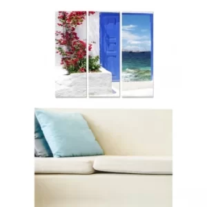 Image of MDF146196956 Multicolor Decorative MDF Painting (3 Pieces)