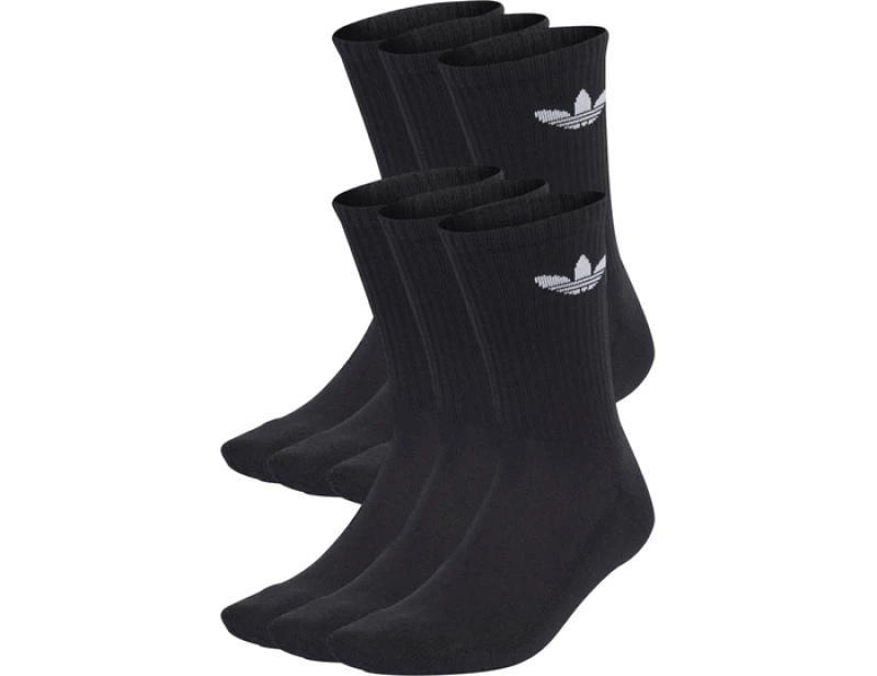 Image of Adidas Originals Crew 6er Pack Socks Black L
