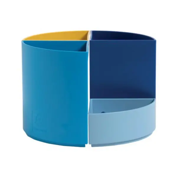 Image of Exacompta Bee Blue The Quarter Desk Tidy Recycled Assorted 68202D EA