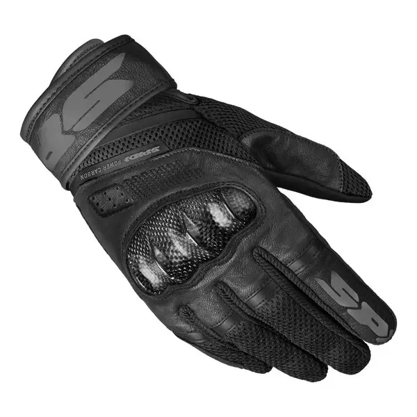 Image of Spidi Power Carbon Gloves Black Size S