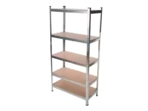 Image of Silverline 666247 Boltless Freestanding Shelving Unit 5-Tier