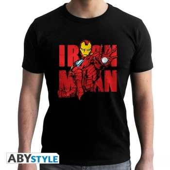 Image of Marvel - Iron Man Graphic Mens Medium T-Shirt - Black