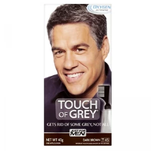 Image of Just For Men Touch Of Grey Hair Colour T45 Dark Brown