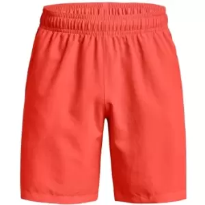 Image of Under Armour Armour Woven Graphic Shorts Mens - Orange