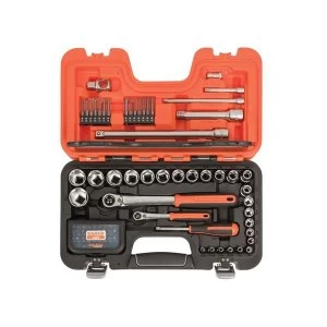 Image of Bahco SL79 Slim Socket Set of 79 Metric 1/4in & 1/2in Drive