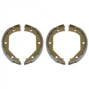 Image of Brake Shoe Set parking brake 18535 by Febi Bilstein