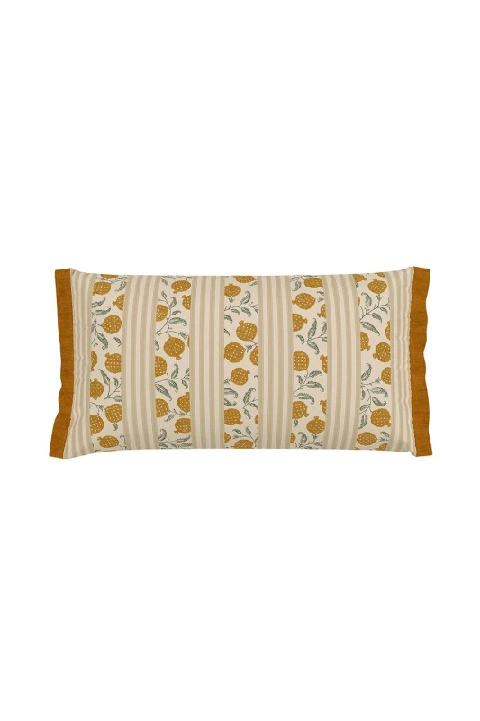 Image of Sanderson Sanderson 'Anaar' Cotton Cushion in Light Beige Size: 40cm x 60cm Light Beige 40cm x 60cm Unisex 5016709704434