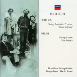 Image of Jean Sibelius - Sibelius: String Quartet in D Minor/Voces Intimae/: Delius: String Quartet/Cello Sonata CD Album - Used
