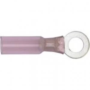 Image of Genuine SEALEY RTSR2564 Heat Shrink Ring Terminal Ø6.4mm Red Pack of 25