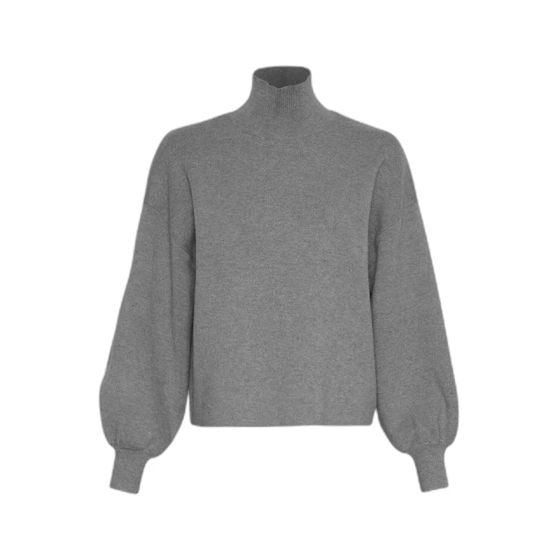 Image of moss copenhagen Womens sweater Moss Copenhagen Mercy East M Gris Female S/M