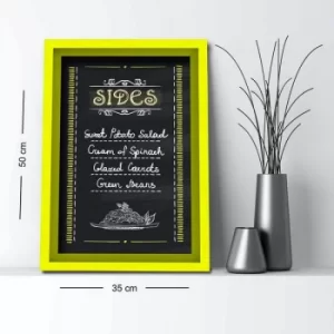 Image of 3550AHS-039 Multicolor Decorative Framed MDF Painting