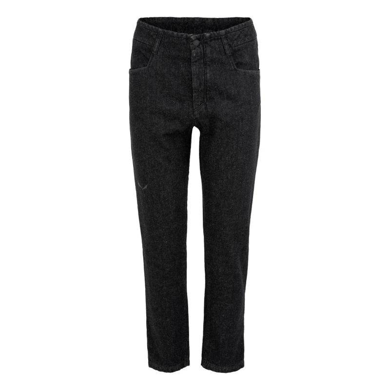 Image of Salewa Hemp Denim Trousers Mens - Black S