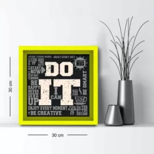 Image of 3030AHS-025 Multicolor Decorative Framed MDF Painting