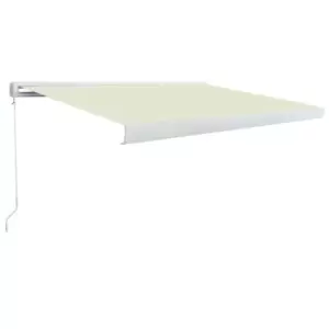 Image of Vidaxl - Manual Cassette Awning 350x250cm Cream Cream