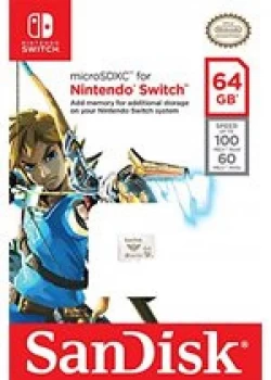 Image of SanDisk Nintendo Switch 64GB MicroSDXC Memory Card