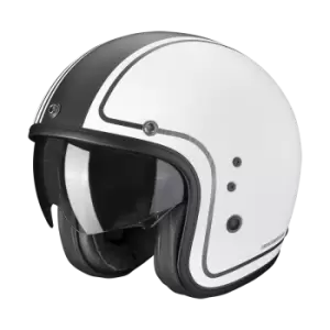 Image of Scorpion Belfast Evo Retrol Matt White-Silver XL