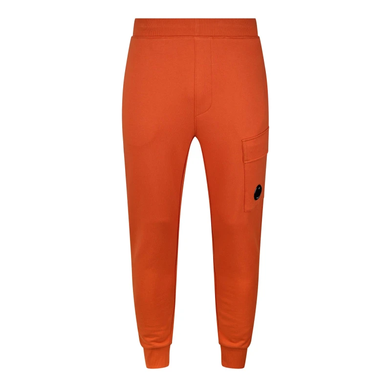 Image of CP COMPANY Lens Jogging Bottoms - Orange Orange XS