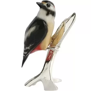 Image of Arora Natures Realm Spotted Woodpecker Bird Figurine, Multicolour, One Size