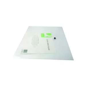 Image of Q Connect Doc Folder Plastic A4 Clr - 12 Pack