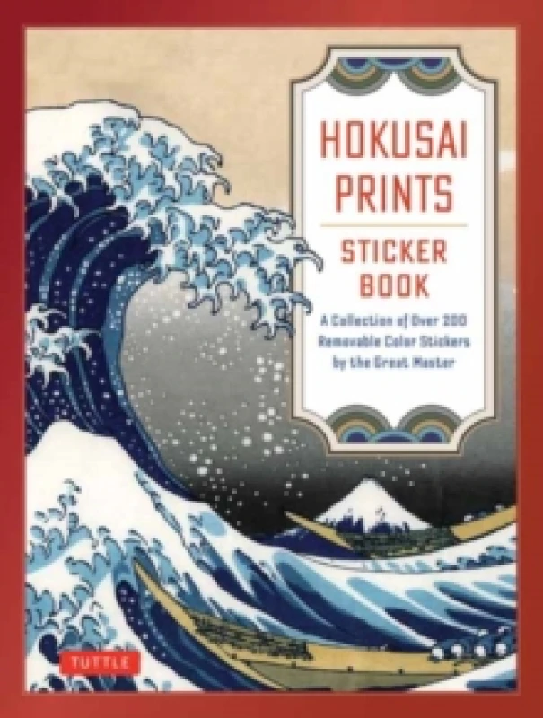 Image of Hokusai Prints Sticker Book. Hardback. By Katsushika Hokusai, Tuttle Studio Books