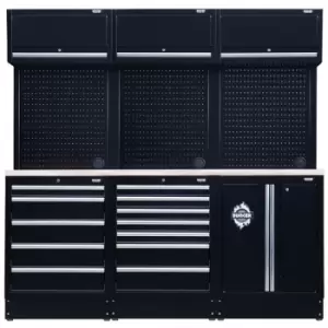 Image of Draper 04415 BUNKER Modular Storage Combo with Stainless Steel Wo...