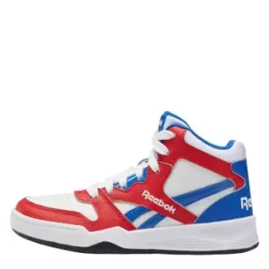 Image of Reebok BB4500 Court Shoes - Cloud White / Vector Red / Vec