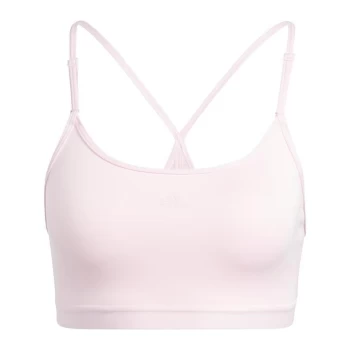 Image of adidas Aeroreact Training Light-Support Bra Womens - Pink