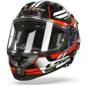 Image of LS2 FF327 Challenger Spin Black Red White S