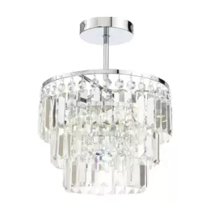 Image of Spa Belle Crystal Chisel Cut Bars Light Flush