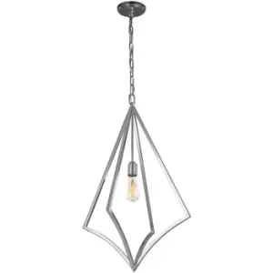 Image of Suspension de jardin Nico Chrome poli 81,3 Cm